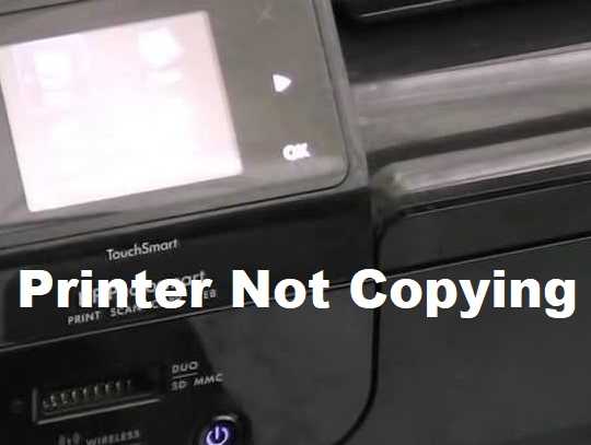 Printer Won't Copy
