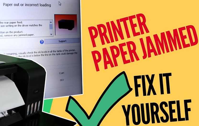 Solution of Paper Jam in Printer