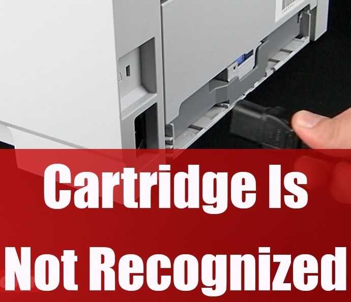 How To Fix Ink Cartridges Not Recognized Error