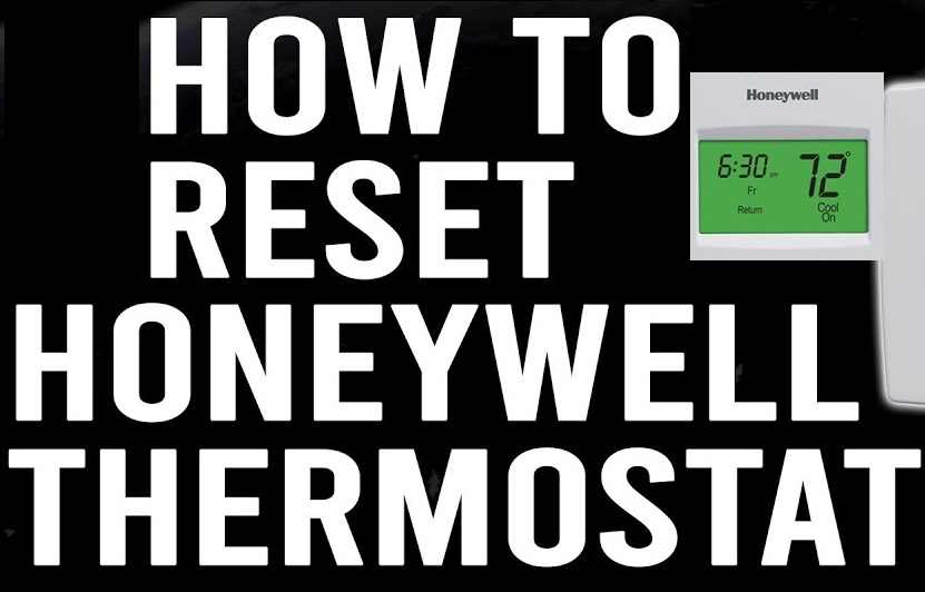 Reset Honeywell Thermostat
